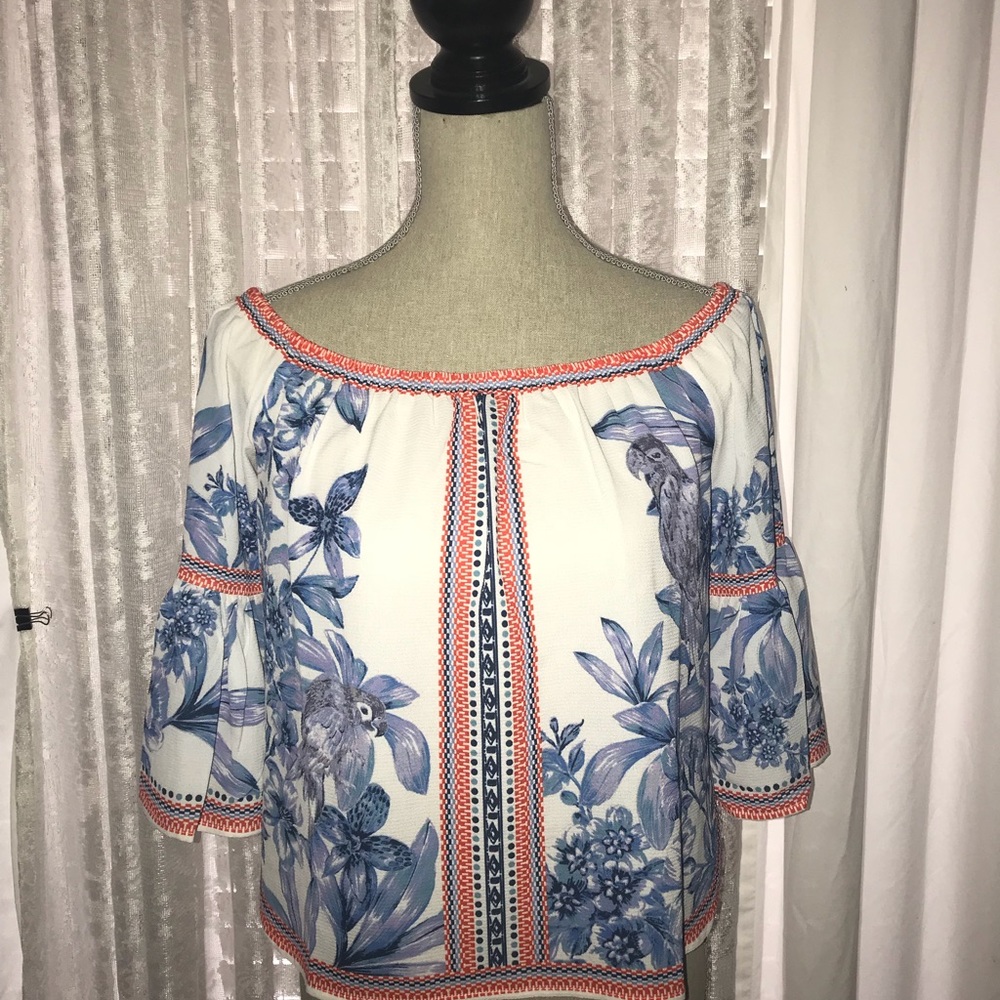 Jealous tomato floral bohemian top
